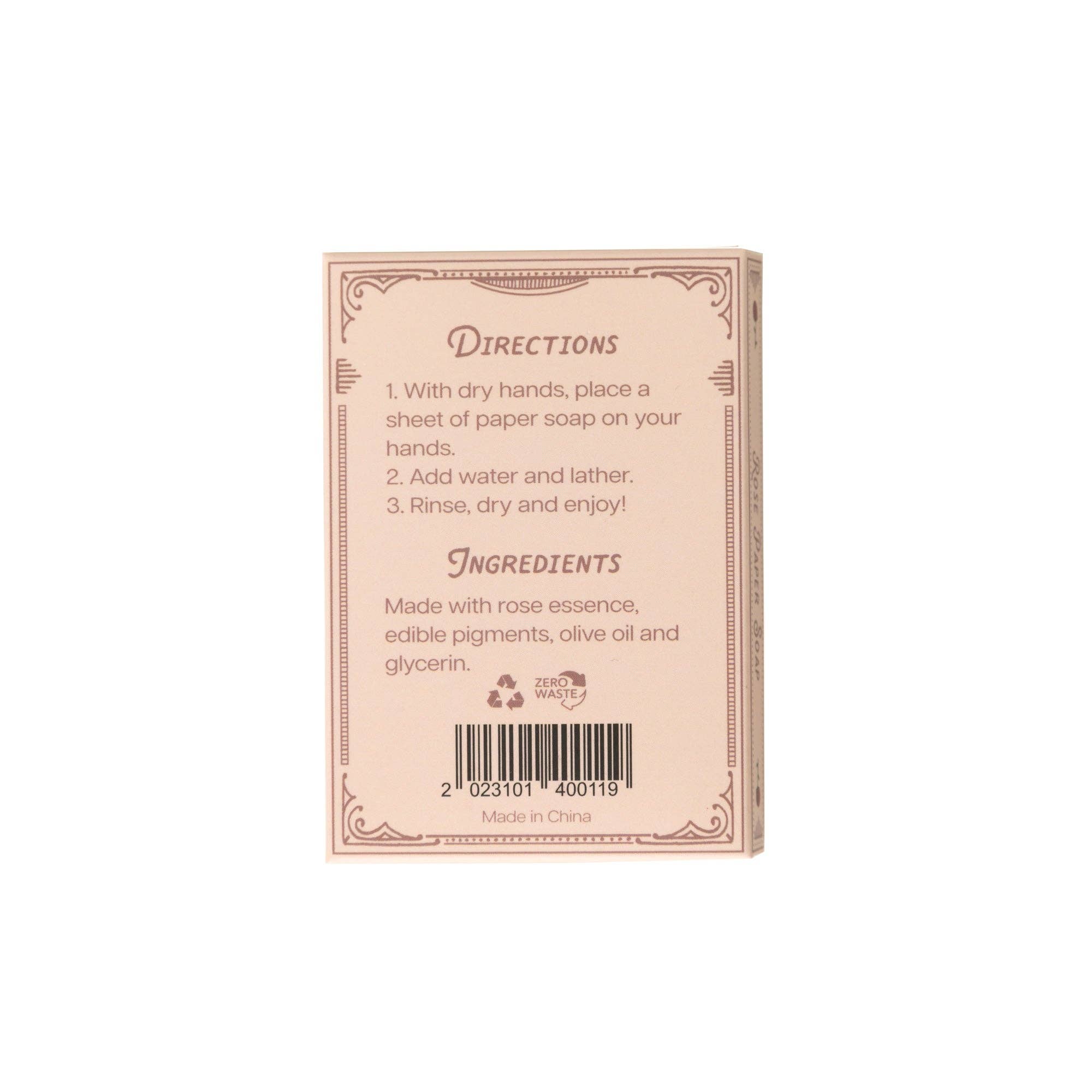 Paper Soap Pack