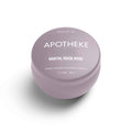 Santal Rock Rose Mini Candle in soft lavender color with white text, hand-poured scented candle with a clean burn, 2 oz size