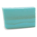 A rectangular bar of Dead Sea Mud Soap in light blue with a smooth surface, used for skincare and hydration