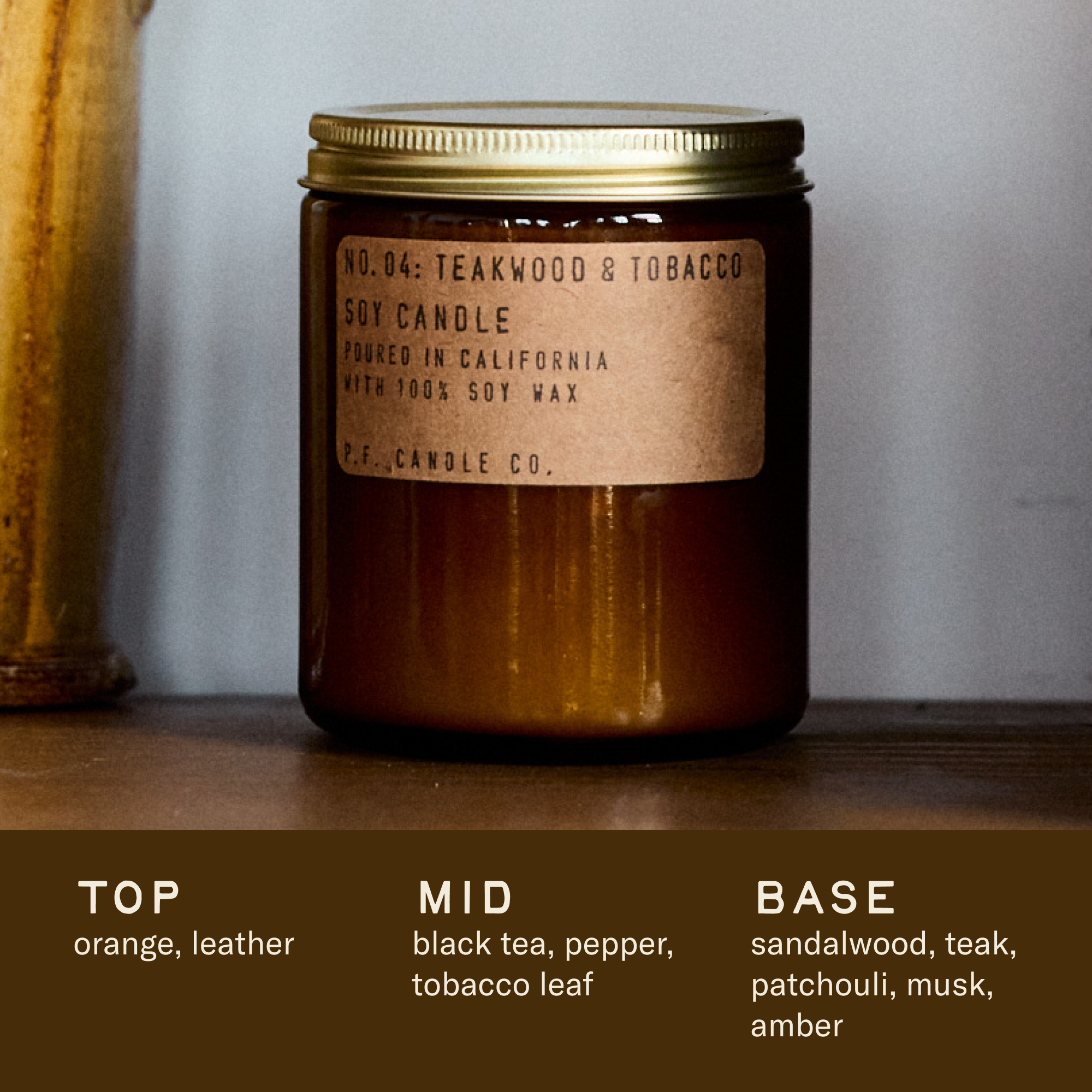 Teakwood & Tobacco Candle