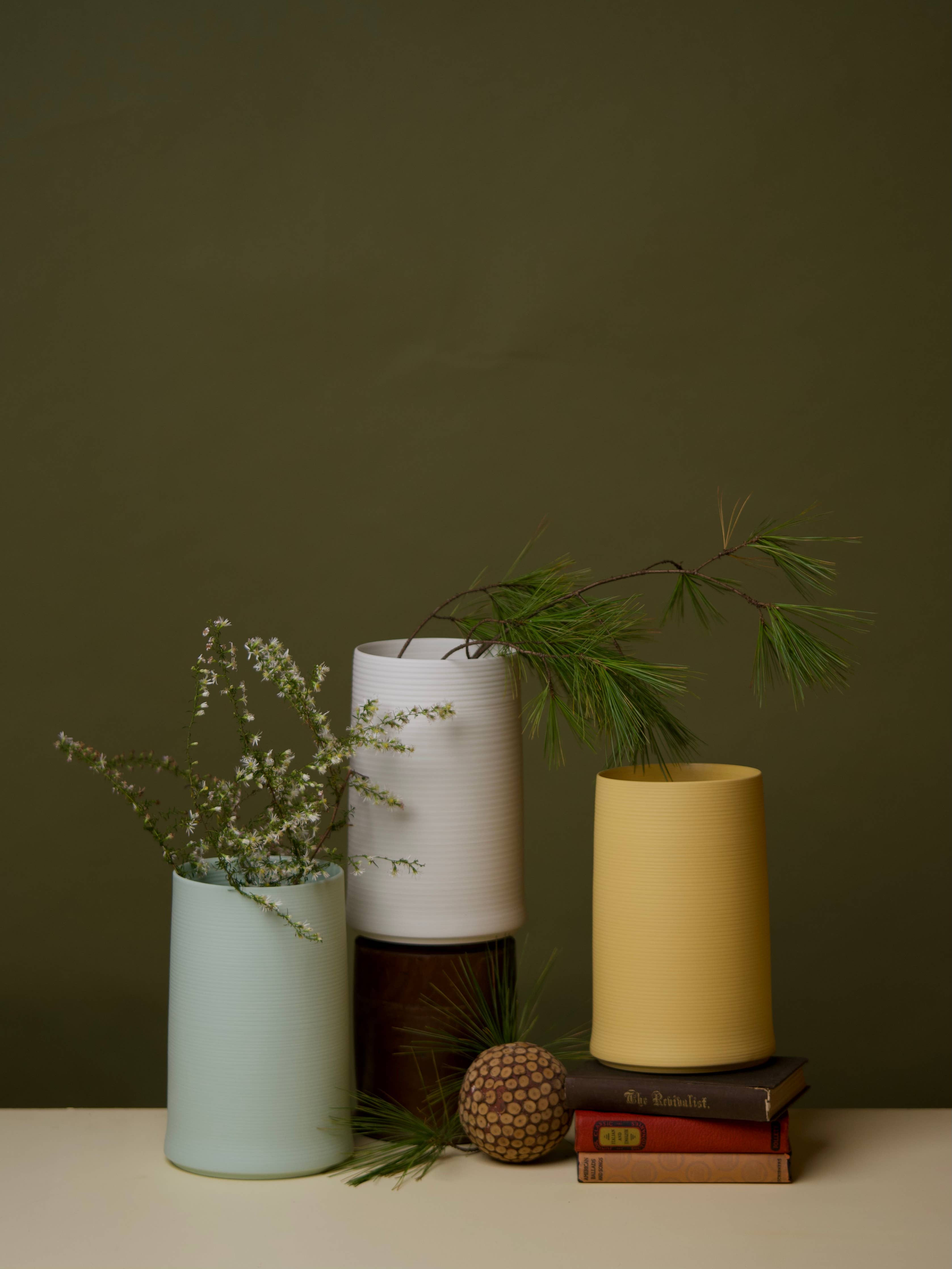 Cold Mountain Matte Porcelain Vase - Small