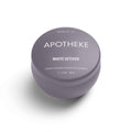 White Vetiver mini candle in a round container made of soy wax, with a clean burn, ideal for small spaces, SKU: AP10-WV21