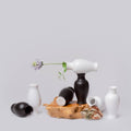 Semi-Matte Porcelain Mini Pear Vase